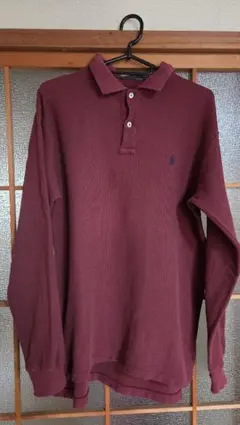 Polo by Ralph Lauren バーガンディ ポロシャツ L