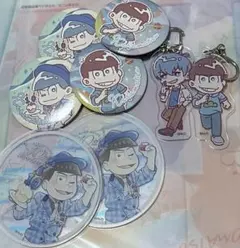 一松カラ松アクキーセット おそ松さん 10周年 一松 カラ松 アクキーセット キャンドゥ - メルカリ