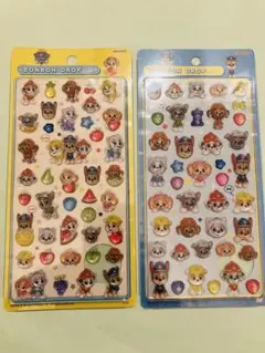 【正規品】パウ・パトロール ボンボンドロップシール 2種セット