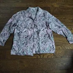 ペイズリー柄 長袖シャツ　Мサイズ