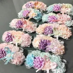 22 犬 トリミングチョーカー トリミングリボン 10点 誕生日 紫陽花　花