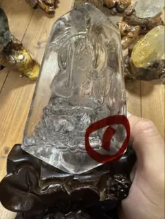 極上 ゴールドルチル 観音龍 彫刻 約1kg - メルカリ