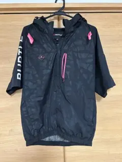 BURTLE 空調服 半袖 フード付き ブラック Lサイズのサムネイル