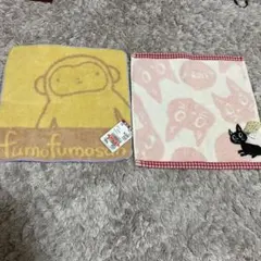 fumofumosan, naos family タオルハンカチ 2枚セット