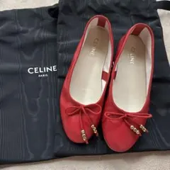CELINE レッド フラットシューズのサムネイル