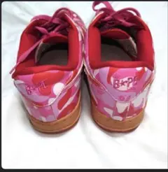BAPE STA スニーカー ピンク カモ柄