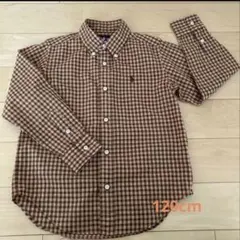 Ralph Lauren チェック柄 長袖シャツ 120cm