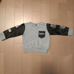 美品RAD CUSTOMベビートレーナー サイズ90♡袖にワッペン♡訳有ります。