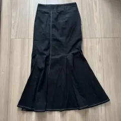 GU ロングスカート マーメイド ブラック Mのサムネイル