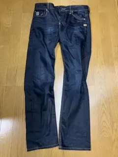 G-STAR ダークブルー ストレートデニム