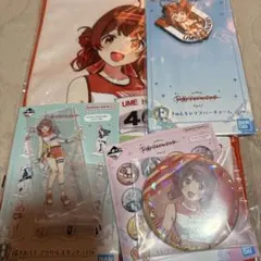 学園アイドルマスター一番くじ 花海佑芽 クールタオル アクリルスタンド