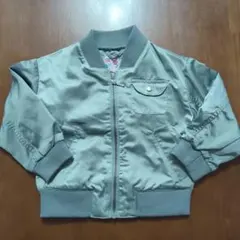 BREEZE　薄緑 ナイロン ジャケット 100cm フリル付き