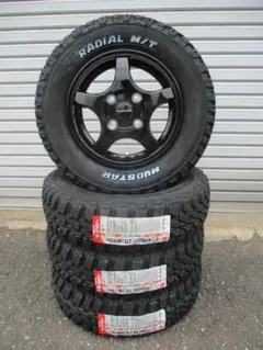 送料込☆マッドスターラジアルＭ/Ｔ☆155/6513☆軽トラ軽バン MUDSTAR 送料無料 軽トラック ハイゼット キャリー アクティ BANY 155