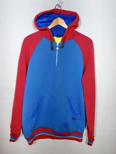 80s adidas デサント製 ハーフジップ パーカー ヴィンテージ CLUB