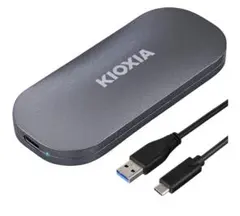 【中古】KIOXIA 外付けSSD 2個 USBケーブル付き。箱無し。 KIOXIA ポータブルSSD 外付け SSD 2TB EXCERIA PLUS G2 Type-C USB3.2
