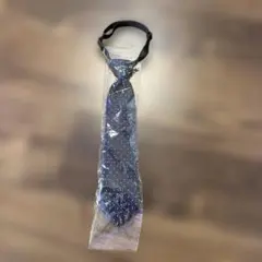 ネイビー ドット柄 子供用ネクタイ 28cm