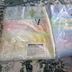 imabari タオルケット 花柄 グラデーション