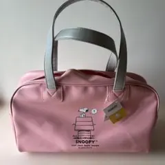 SNOOPY ピンク ボストンバッグ