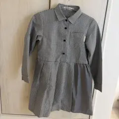 SLAP SLAP チェック柄 長袖ワンピース 130