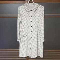 西松屋 入院着 授乳ワンピース パジャマ ネグリジェ ドット マタニティ