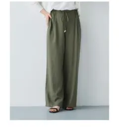 【新品☆未使用】レーヨン麻イージーパンツ