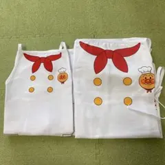 アンパンマン 親子エプロンセット＋コックさん帽子
