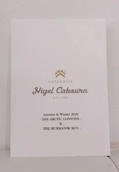 Nigel Cabourn ナイジェルケーボン2020.AWカタログ