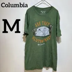 Columbia【M】 Tシャツ グリーン 半袖トップス カットソーのサムネイル