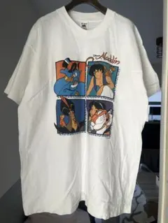 激レア両面プリント】90s USA製 ディズニー ジーニー Tシャツ アラジン