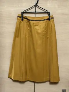 J.PRESS プリーツスカート マスタード