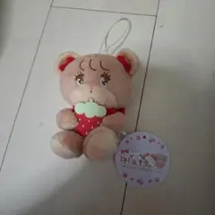 mikko illustrations いちごマスコットぬいぐるみ ラテ