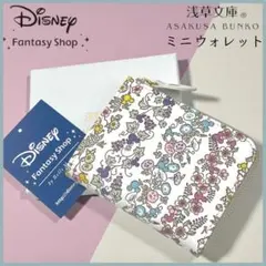 【新品未使用】Disneyディズニー×浅草文庫 本革ミニ財布/ミッキー柄のサムネイル