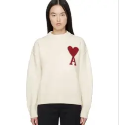 AMI PARIS オフホワイト セーター　正規品