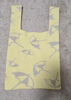 アーノルドパーマー イエロー ニットトートバッグ