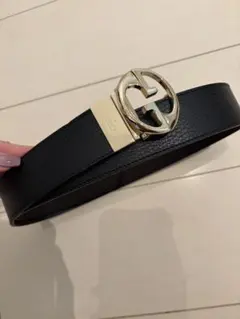 GUCCI ベルト　レザー　ブラック　ブラウン　リバーシブル