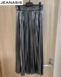 【極美品】JEANASiS グリッタープリーツスカート
