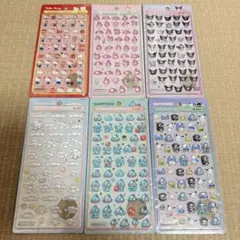 ボンボンドロップシール　ミニ　サンリオ　6シートセット