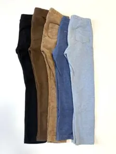 110 cm UNIQLOベビー10分丈 他　5色セット　まとめ売り