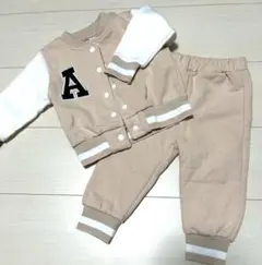 新品　ブルゾン　上下セット　100㎝　アウター長袖　ボトムス長ズボン　子ども服男