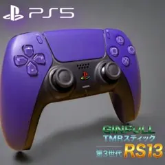 PS5 DualSense TMR カスタム 純正 パープル コントローラー