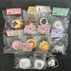 ①海外スクイーズ 9点セット＋チャーム付き まとめ売り mido/lisa など