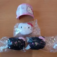 ハローキティ　ぬいぐるみチャーム　3点セット
