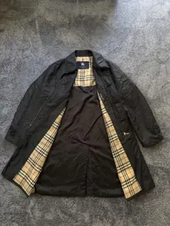 BURBERRY LONDON ステンカラーコート ブラック Mサイズのサムネイル