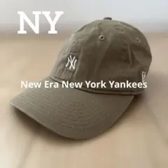 NEW ERA ヤンキース ミニロゴ キャップ ベージュ 9TWENTY