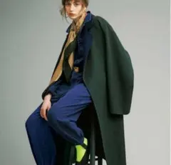 6 roku ロク リバーシブルロングコート　38