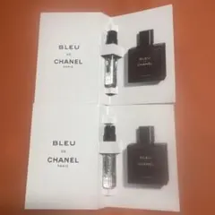 CHANELブルードゥシャネル　レゼクスクルジフパルファム　サンプル2本