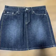 GAP ギャップ デニムミニスカート 濃紺 4（M相当）