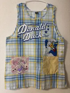 Donald Duck エプロン チェック柄 M-Lサイズのサムネイル