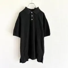 A806 GAP ポロシャツ　ブラック　メンズ　古着　トップス　シンプル　半袖のサムネイル