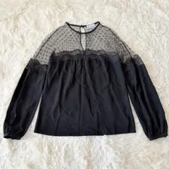 VALENTINO ヴァレンティノ レース シルク ブラウス 38 2 フラワー VALENTINO ヴァレンティノ レース シルク ブラウス 38 2 フラワー